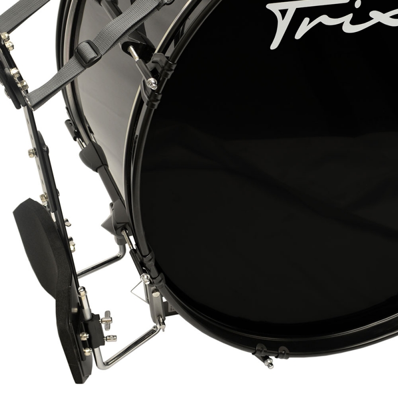 Trixon Marching Bass Drum 18x12 Black 